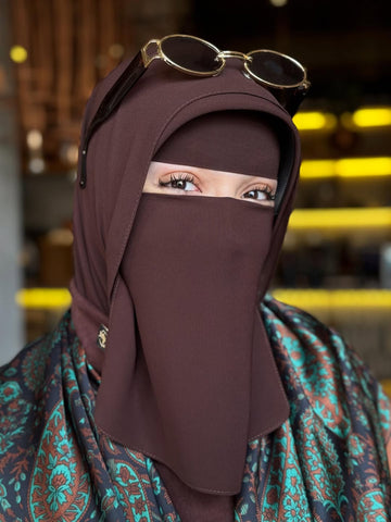 نقاب ماليزي ( لثمة وشريطة)