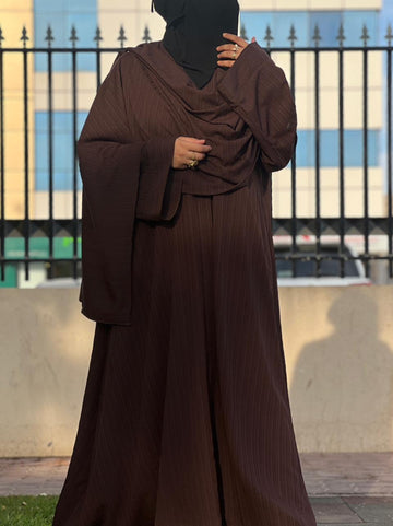 Coffee brown abaya 🤎